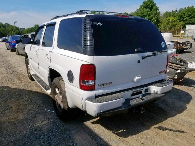 1GKEK63U46J154333 - 2006 GMC YUKON DENA WHITE photo 3