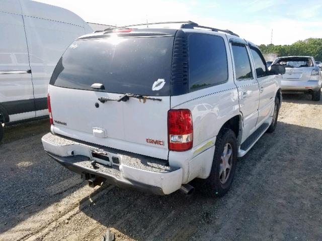 1GKEK63U46J154333 - 2006 GMC YUKON DENA WHITE photo 4