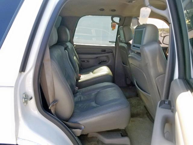 1GKEK63U46J154333 - 2006 GMC YUKON DENA WHITE photo 6