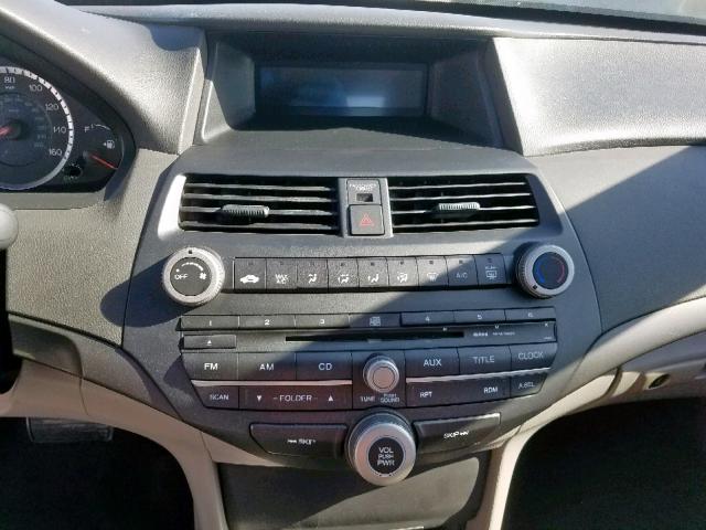 1HGCP26339A098116 - 2009 HONDA ACCORD LX GRAY photo 9