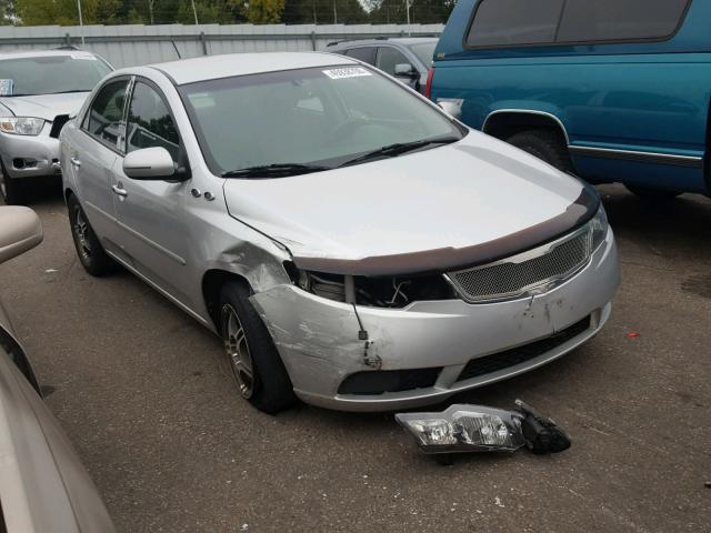 KNAFU4A22B5326620 - 2011 KIA FORTE EX SILVER photo 1