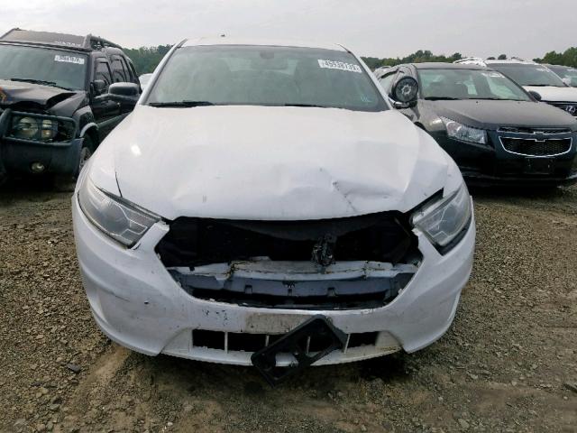 1FAHP2MK9EG156466 - 2014 FORD TAURUS POL WHITE photo 9