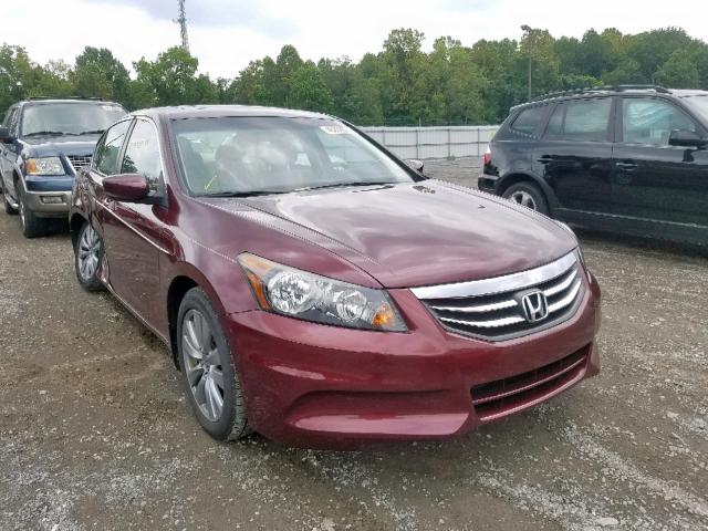 1HGCP2F80CA075704 - 2012 HONDA ACCORD EXL BURGUNDY photo 1