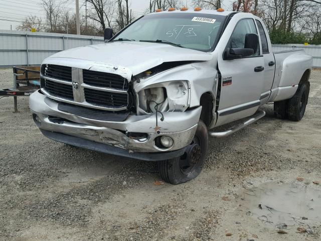 3D7MX48A17G796934 - 2007 DODGE RAM 3500 S SILVER photo 2