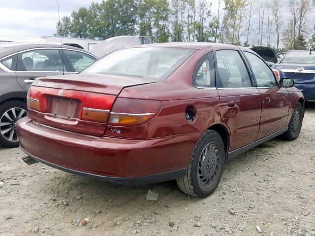 1G8JW52R8YY620873 - 2000 SATURN LS2 MAROON photo 4