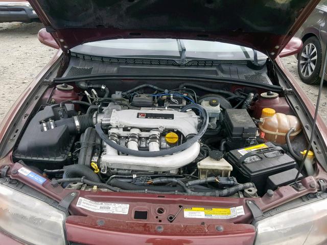 1G8JW52R8YY620873 - 2000 SATURN LS2 MAROON photo 7