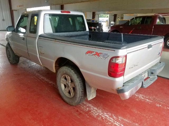 1FTYR15E44TA14796 - 2004 FORD RANGER SUP SILVER photo 3