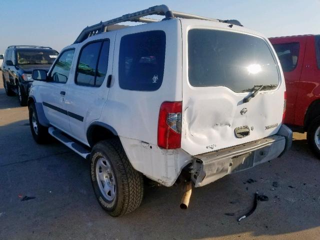 5N1ED28T51C588784 - 2001 NISSAN XTERRA XE WHITE photo 3