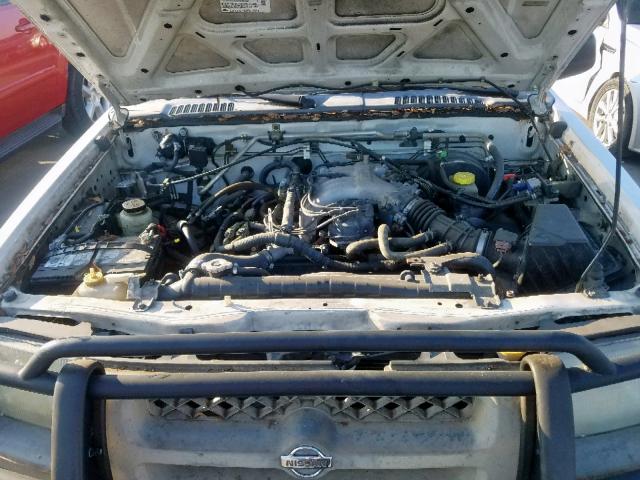 5N1ED28T51C588784 - 2001 NISSAN XTERRA XE WHITE photo 7