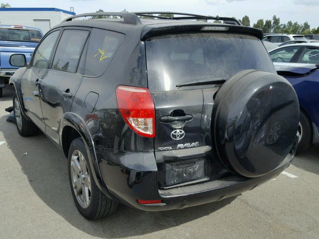 JTMZK32V486014097 - 2008 TOYOTA RAV4 SPORT BLACK photo 3