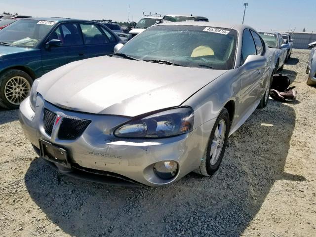 2G2WP552081164740 - 2008 PONTIAC GRAND PRIX SILVER photo 2