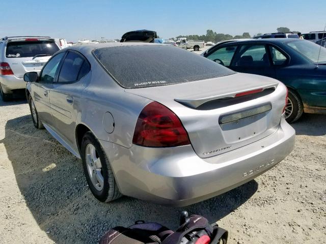 2G2WP552081164740 - 2008 PONTIAC GRAND PRIX SILVER photo 3