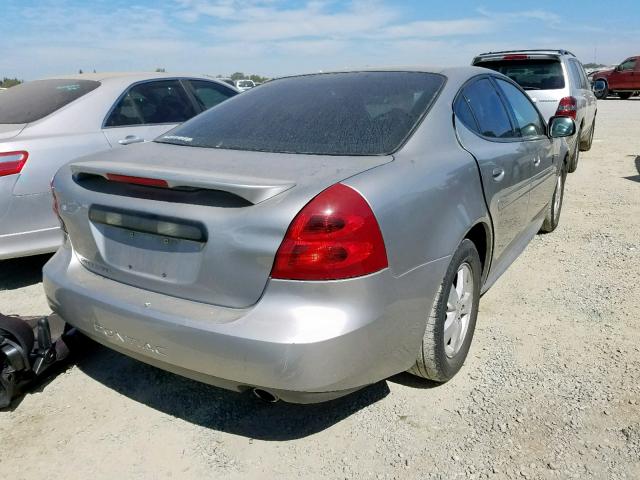 2G2WP552081164740 - 2008 PONTIAC GRAND PRIX SILVER photo 4