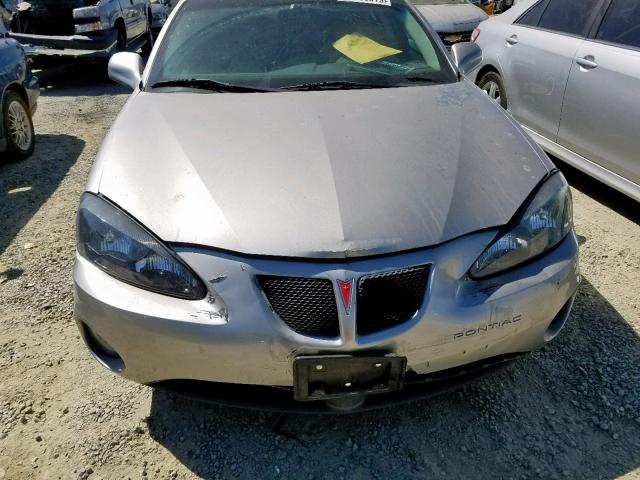 2G2WP552081164740 - 2008 PONTIAC GRAND PRIX SILVER photo 7