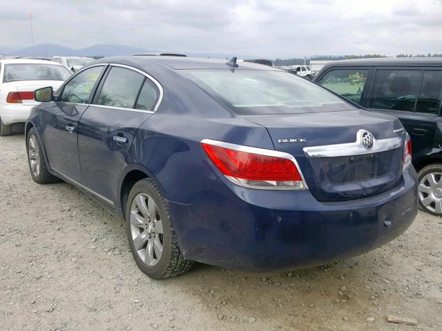 1G4GC5EG4AF254541 - 2010 BUICK LACROSSE C BLUE photo 3