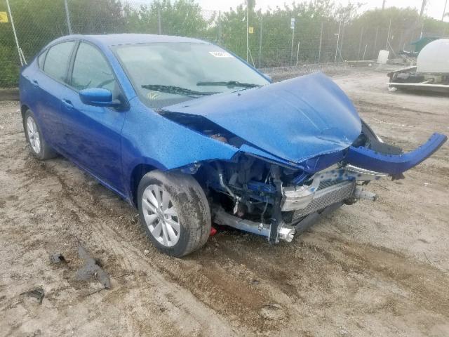 1C3CDFDH8ED702723 - 2014 DODGE DART SE AE BLUE photo 1