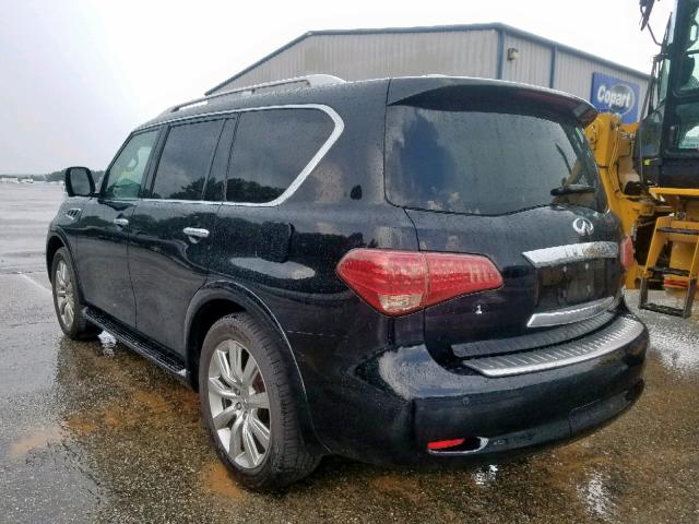 JN8AZ2NF1C9515225 - 2012 INFINITI QX56 BLACK photo 3