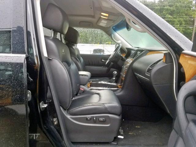 JN8AZ2NF1C9515225 - 2012 INFINITI QX56 BLACK photo 5