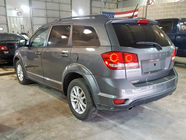 3C4PDCBG5DT727044 - 2013 DODGE JOURNEY SX GRAY photo 3