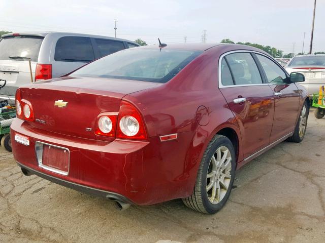 1G1ZK577X9F194587 - 2009 CHEVROLET MALIBU LTZ წითელი ფოტო 4
