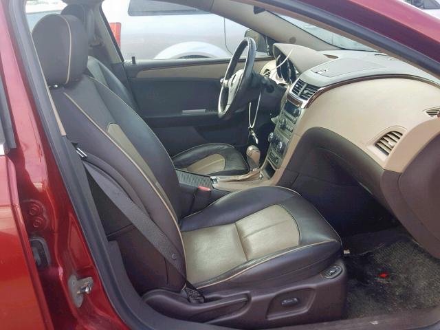 1G1ZK577X9F194587 - 2009 CHEVROLET MALIBU LTZ წითელი ფოტო 5