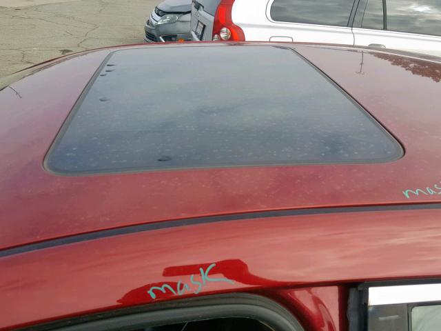 1G1ZK577X9F194587 - 2009 CHEVROLET MALIBU LTZ წითელი ფოტო 9