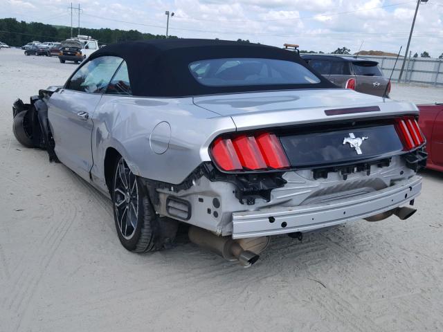 1FATP8EM3F5356317 - 2015 FORD MUSTANG SILVER photo 3