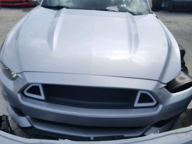 1FATP8EM3F5356317 - 2015 FORD MUSTANG SILVER photo 7