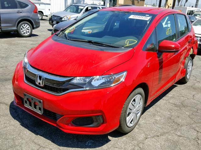 3HGGK5H41KM712094 - 2019 HONDA FIT LX RED photo 2