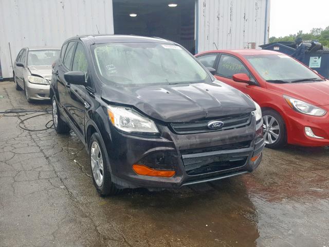 1FMCU0F79DUB06737 - 2013 FORD ESCAPE S BLACK photo 1