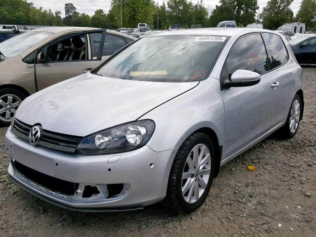 WVWMM7AJ4CW002115 - 2012 VOLKSWAGEN GOLF 银色 照片 2