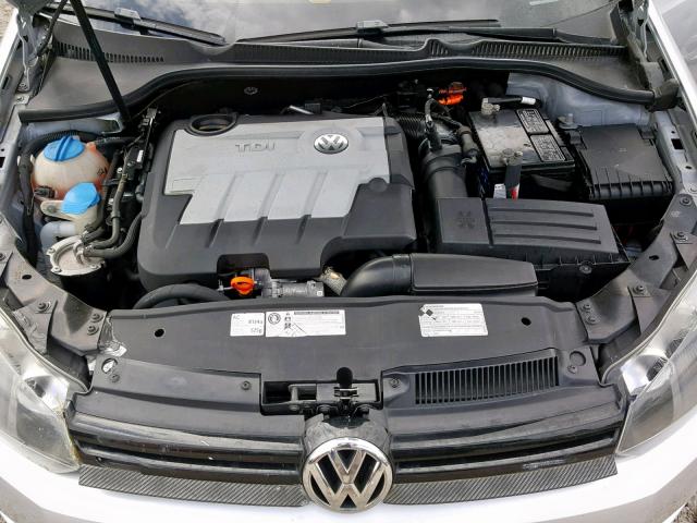 WVWMM7AJ4CW002115 - 2012 VOLKSWAGEN GOLF 银色 照片 7