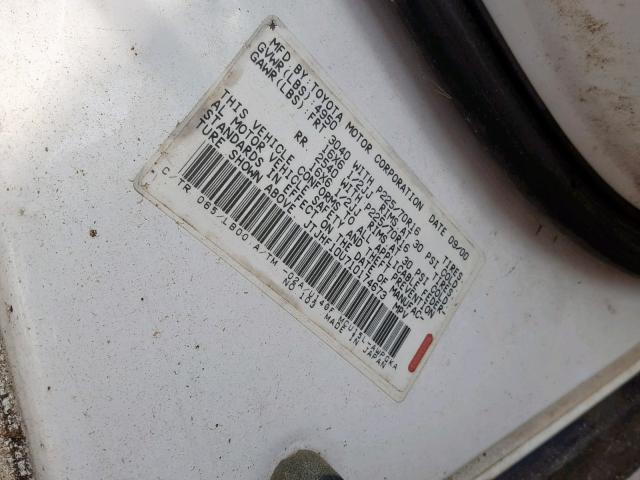 JTJHF10U710174673 - 2001 LEXUS RX 300 BURN photo 10