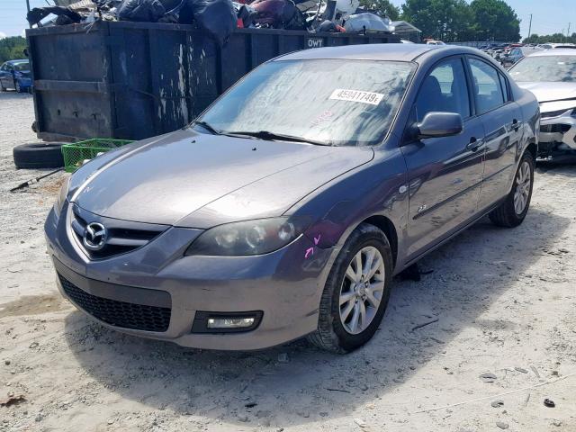 JM1BK323171681625 - 2007 MAZDA 3 S GRAY photo 2