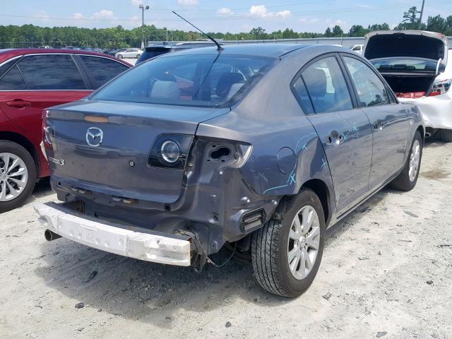 JM1BK323171681625 - 2007 MAZDA 3 S GRAY photo 4