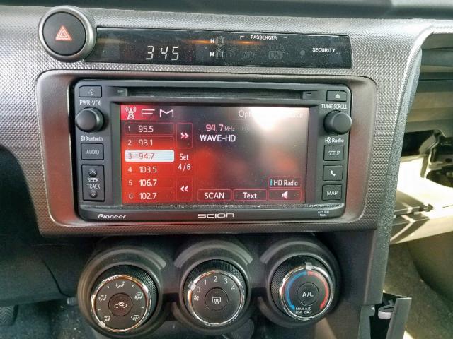 JTKJF5C78FJ011509 - 2015 TOYOTA SCION TC შავი ფოტო 9