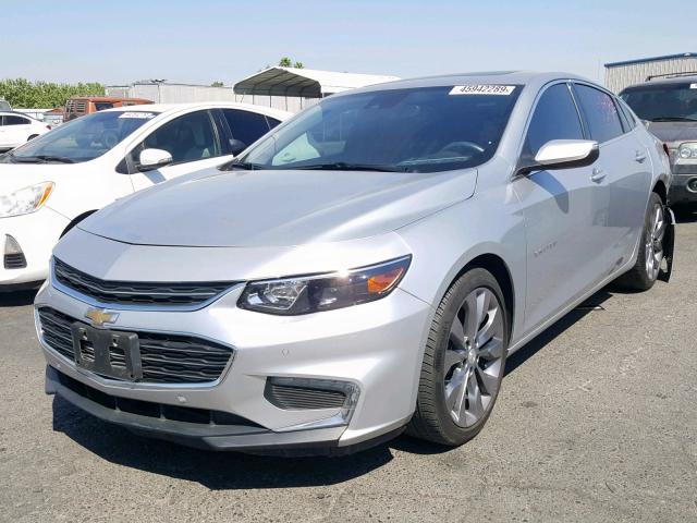 1G1ZH5SX1GF227740 - 2016 CHEVROLET MALIBU PRE SILVER photo 2