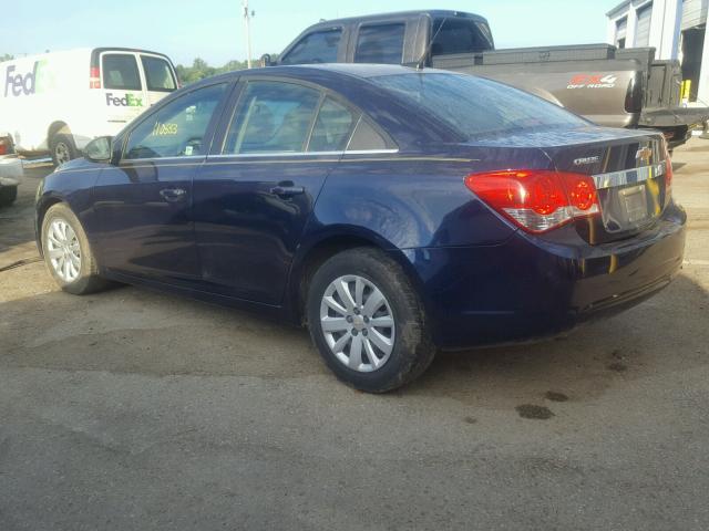 1G1PC5SH0B7234549 - 2011 CHEVROLET CRUZE LS BLUE photo 3