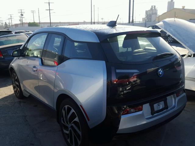 WBY1Z2C56EV284837 - 2014 BMW I3 BEV SILVER photo 3