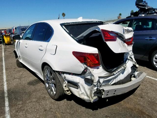 JTHBE1BL0FA000282 - 2015 LEXUS GS 350 WHITE photo 3