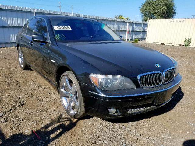 WBAHL83577DT07861 - 2007 BMW 750 BLACK photo 1