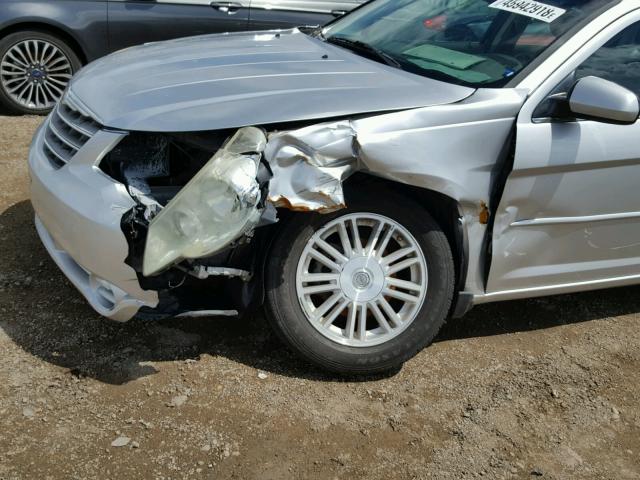 1C3LC56R28N174114 - 2008 CHRYSLER SEBRING TO SILVER photo 9