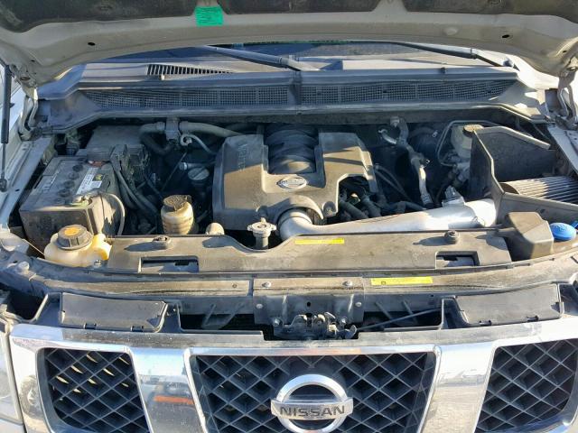 1N6BA07A36N541847 - 2006 NISSAN TITAN XE SILVER photo 7