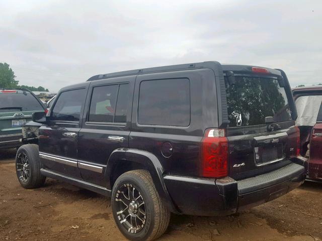 1J8HG48K06C338302 - 2006 JEEP COMMANDER 黑色 照片 3