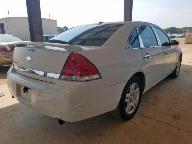 2G1WU581869173765 - 2006 CHEVROLET IMPALA LTZ WHITE photo 4