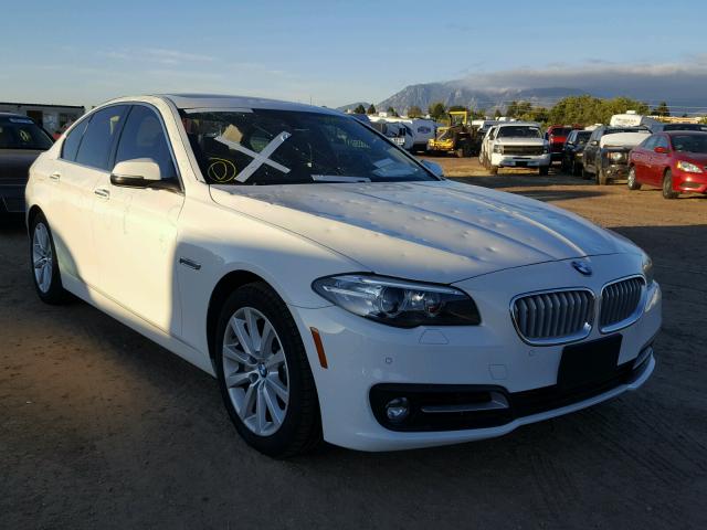 WBAKP9C55FD979481 - 2015 BMW 550 XI WHITE photo 1