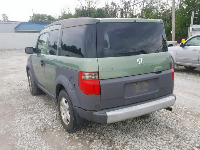 5J6YH28523L041833 - 2003 HONDA ELEMENT EX GREEN photo 3