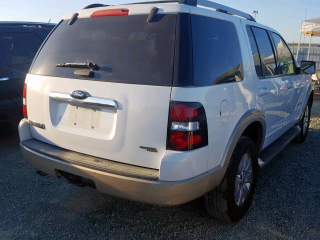 1FMEU64E46UB29925 - 2006 FORD EXPLORER E WHITE photo 4