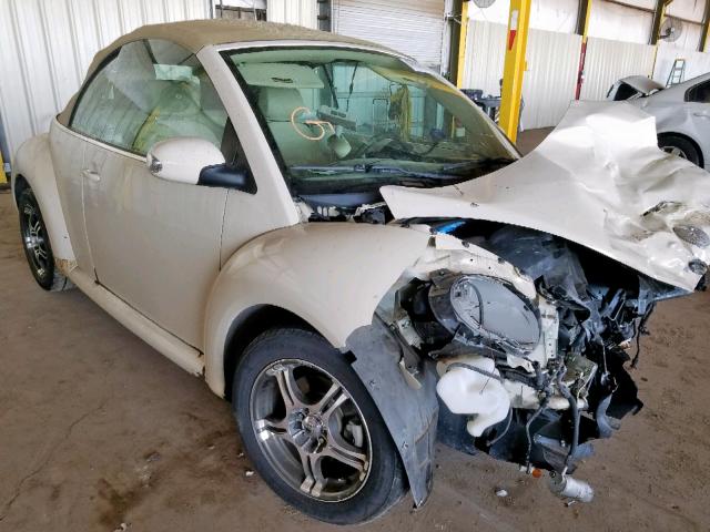 3VWBM31Y35M368046 - 2005 VOLKSWAGEN NEW BEETLE BEIGE photo 1