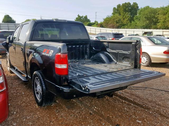 1FTPW12568KC03289 - 2008 FORD F150 SUPER BLACK photo 3